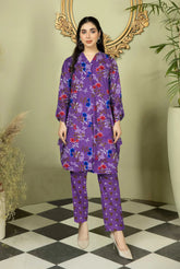 2 Piece – Cotton Digital Print Suit ( Design A-21)