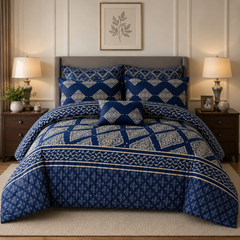 Premium Summer King Size Comforter Set - 7-Piece
