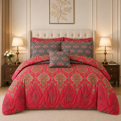 Premium Summer King Size Comforter Set - 7-Piece A6