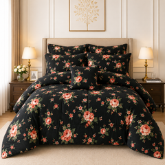 Premium Summer King Size Comforter Set - 7-Piece