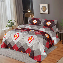 PRINTED PURE COTTON BEDSHEET - 3 PCS