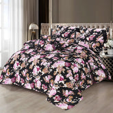 Premium Summer King Size Soft Cotton Comforter Set - 7-Piece
