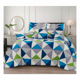 Blue Green Triangle - Straight