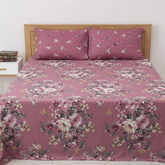 Dusty Mauve Vintage Garden - Straight