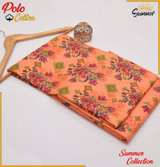 2 Piece – Cotton Digital Print Suit ( Design J-48)