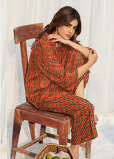 2 Piece – Cotton Digital Print Suit ( Design A-24)
