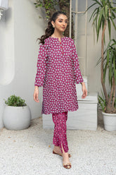 2 Piece – Cotton Digital Print Suit ( Design A-18)