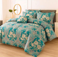 Premium Summer King Size Comforter Set - 7-Piece A15