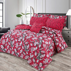 Premium Summer King Size Comforter Set - 7-Piece