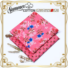 2 Piece – Cotton Digital Print Suit ( Design A-23)