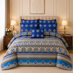 Premium Summer King Size Comforter Set - 7-Piece A34