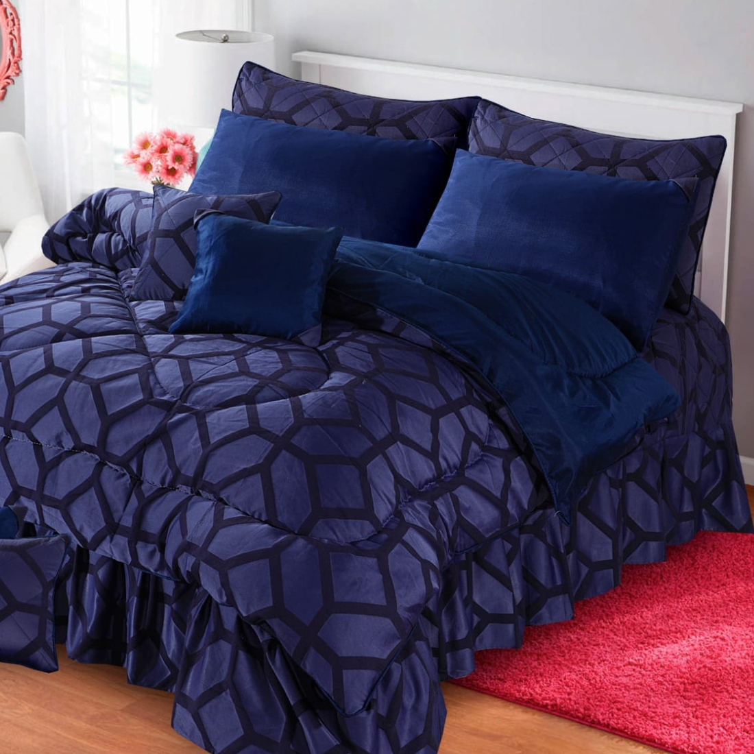 10 PCS SET ROYAL TWIST quilted bridal set