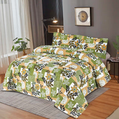 3 Pcs Cotton Bed Sheet Set