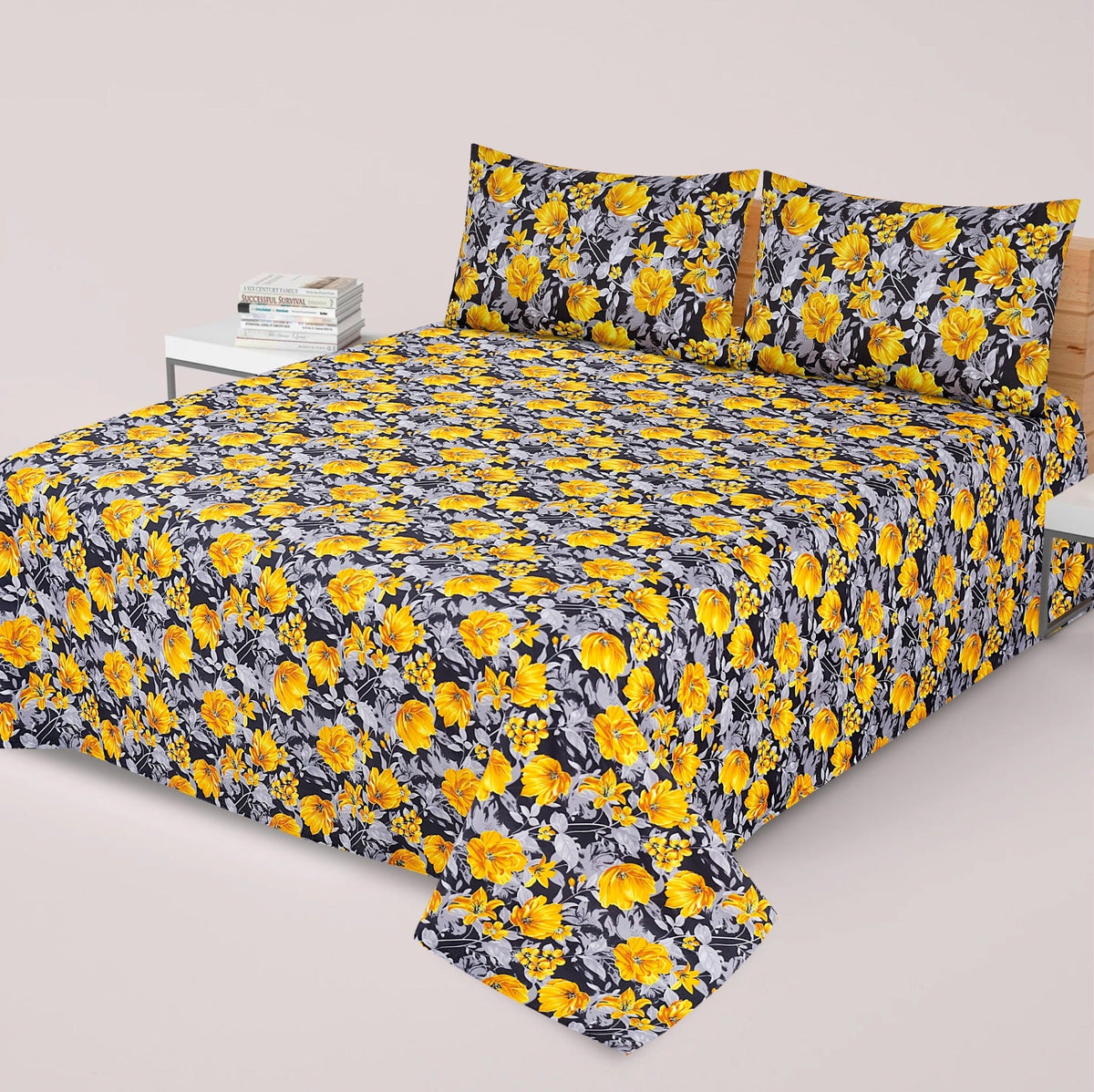3 Pcs Bed sheet A-89