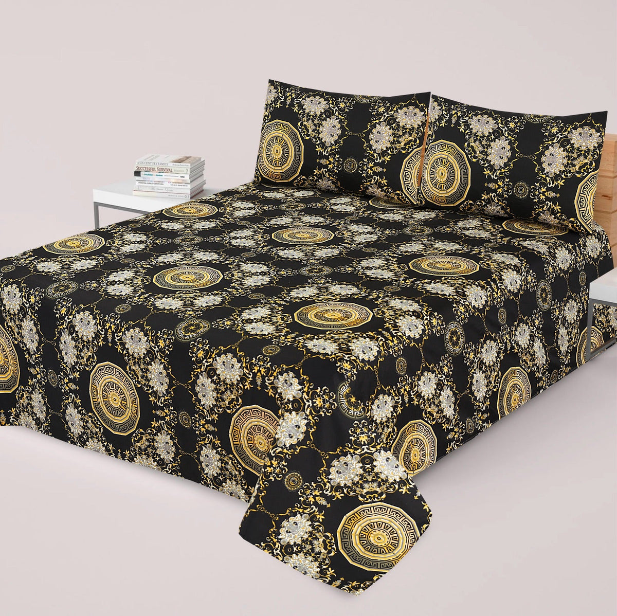 3 Pcs Bed sheet A-87