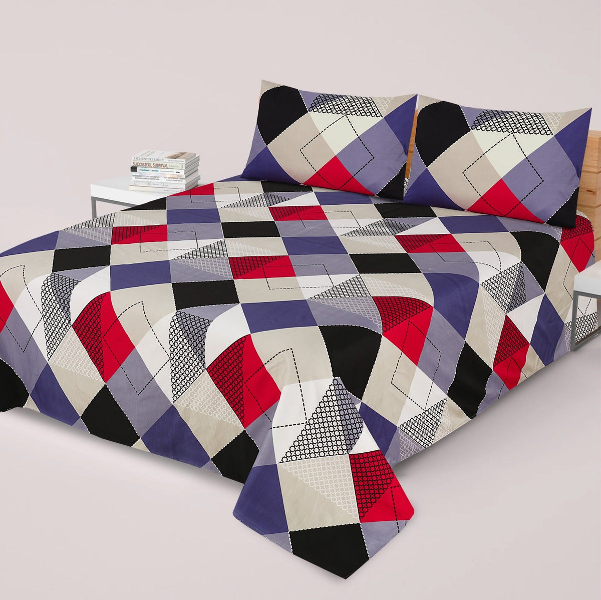 3 Pcs Bed sheet A-74