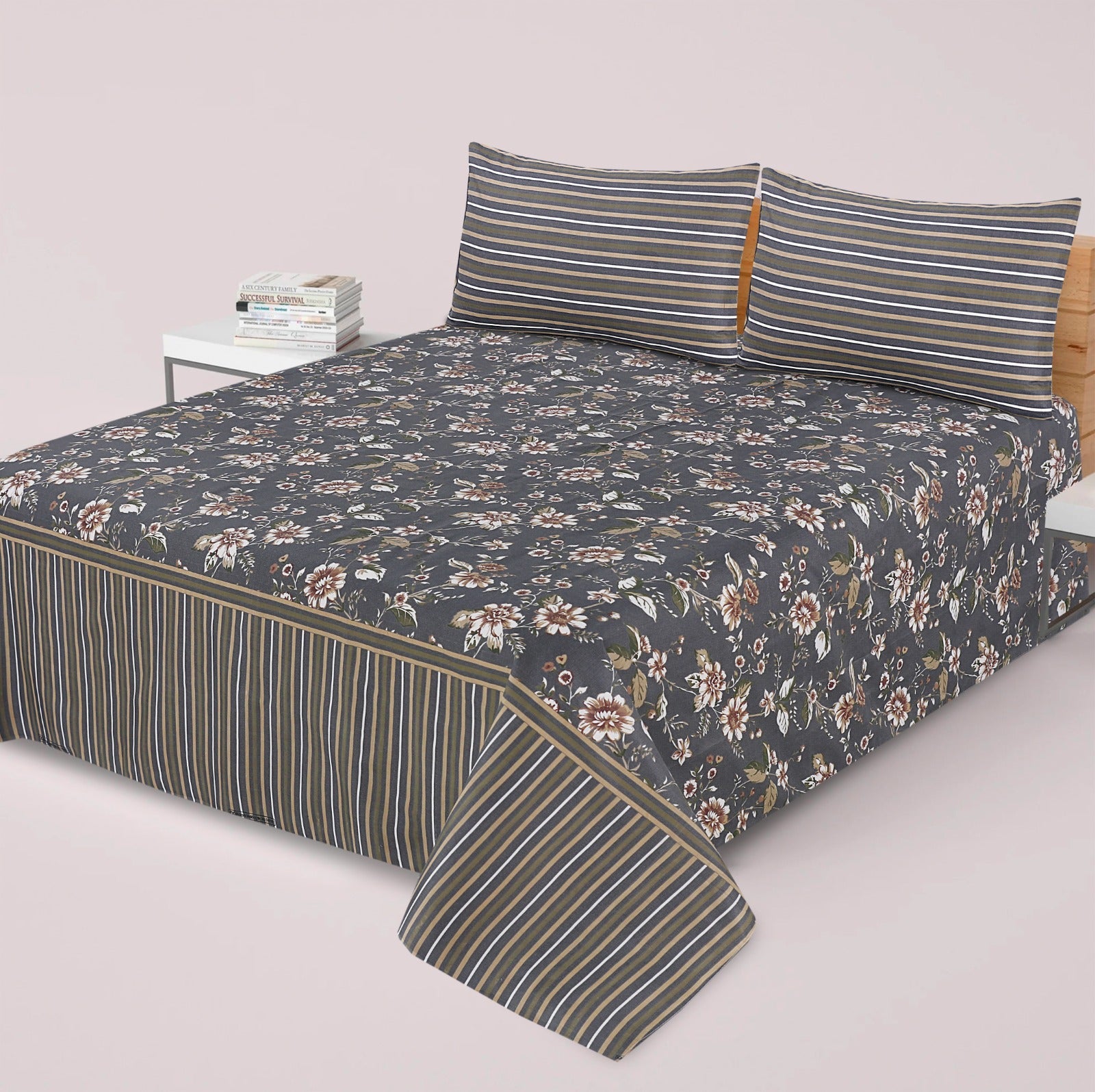 3 Pcs Bed sheet A-73