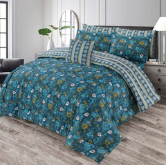 PREMIUM SUMMER KING SIZE COMFORTER SET - 7-PIECE