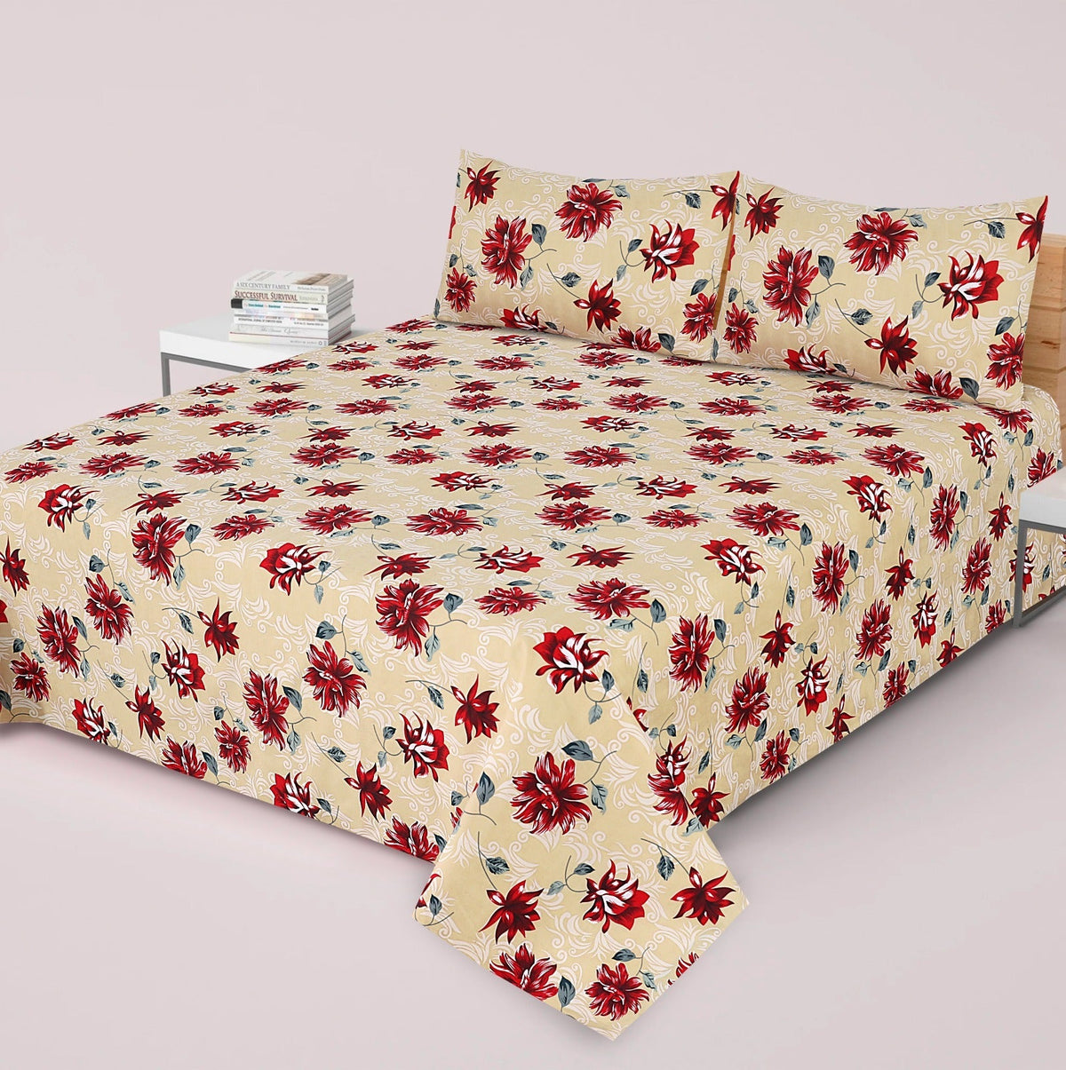 3 Pcs Bed sheet N-04b