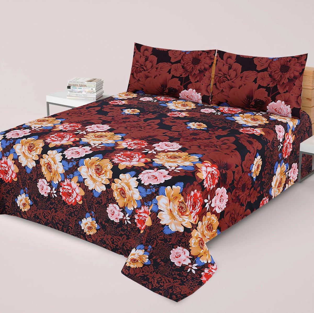 3 Pcs Bed sheet A-48