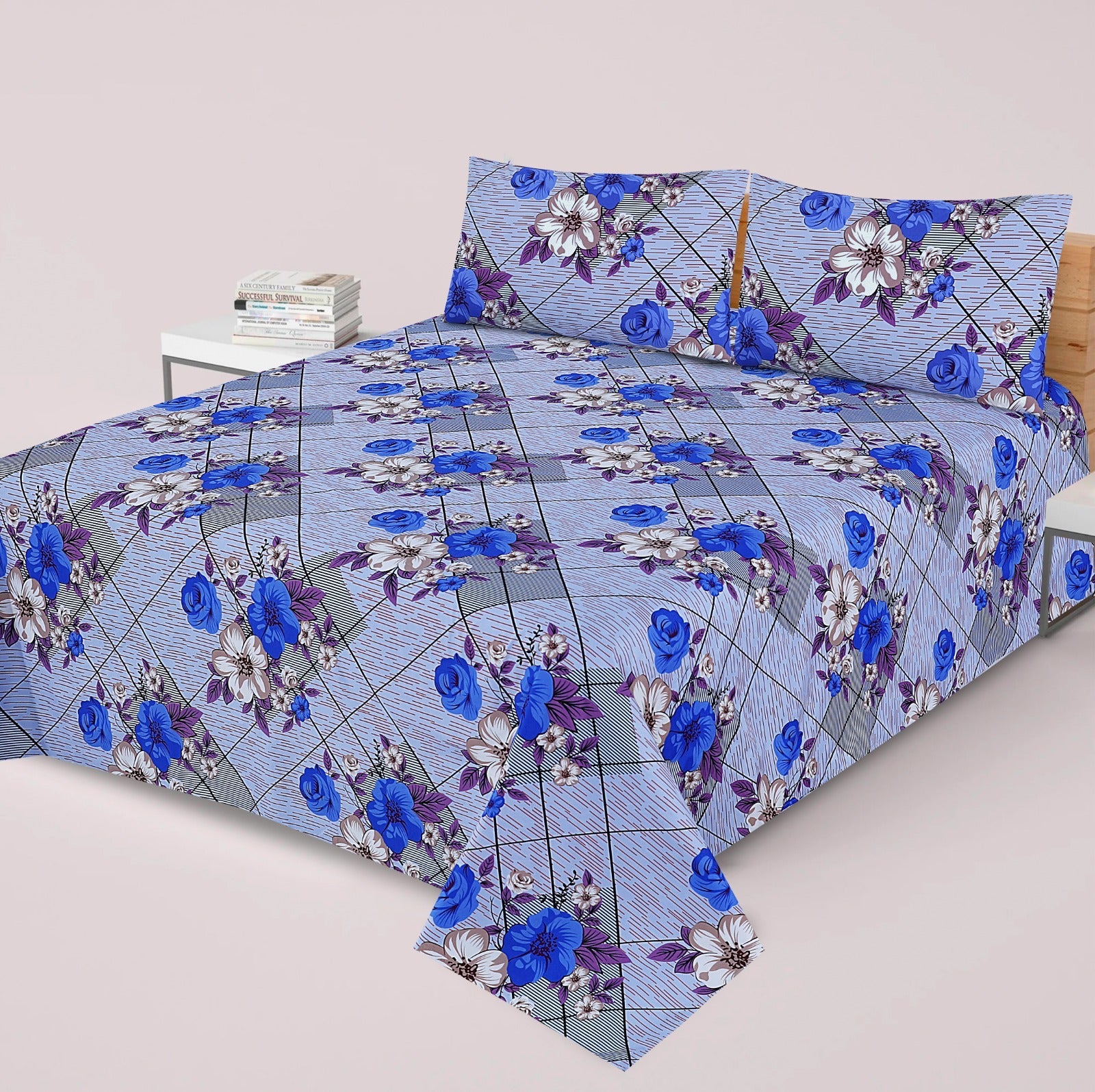 3 Pcs Bed sheet N-16b