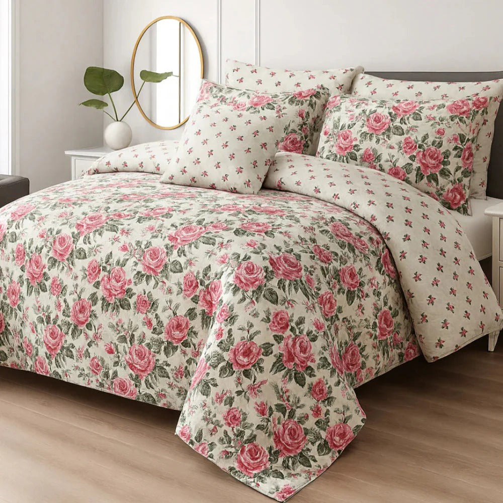 Premium Summer King Size Comforter Set - 7-Piece A29