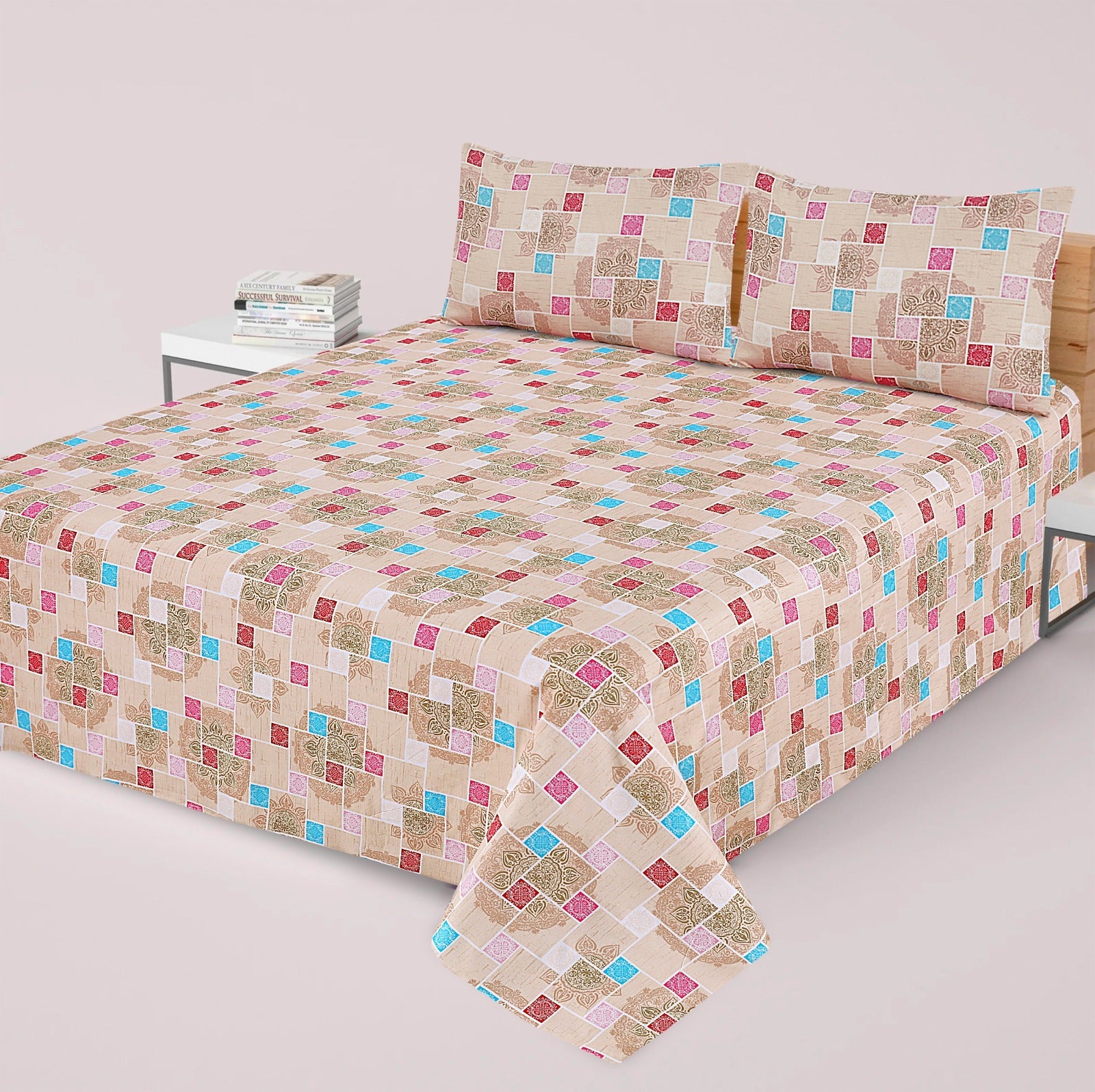3 Pcs Bed sheet A-85