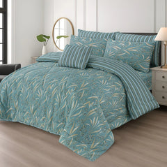 Premium Summer King Size Comforter Set - 7-Piece A31