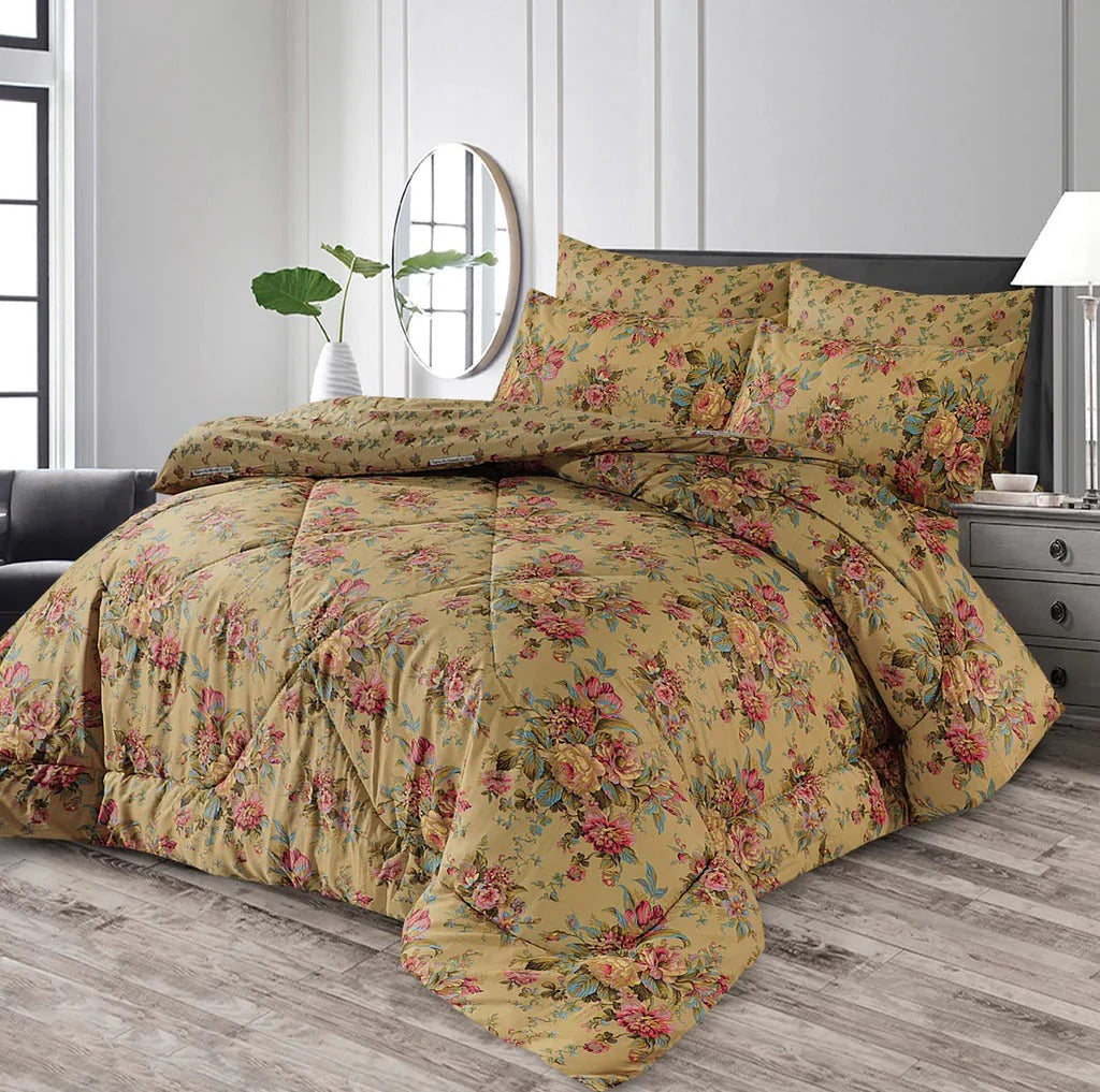 Premium Summer King Size Comforter Set - 7-Piece