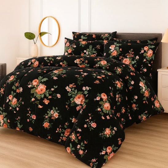 Premium Summer King Size Comforter Set - 7-Piece