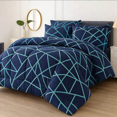 Premium Summer King Size Comforter Set - 7-Piece N24