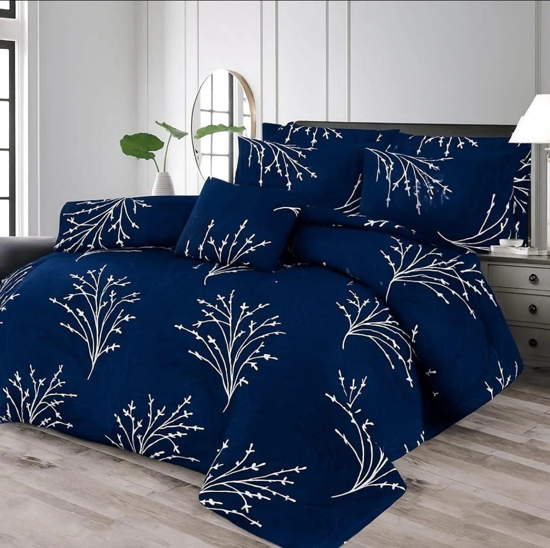Premium Summer King Size Comforter Set - 7-Piece