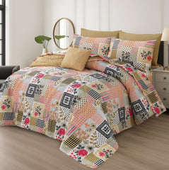 Premium Summer King Size Comforter Set - 7-Piece N21
