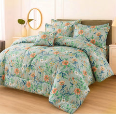Premium Summer King Size Comforter Set - 7-Piece A48