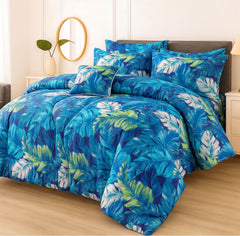 Premium Summer King Size Comforter Set - 7-Piece A17