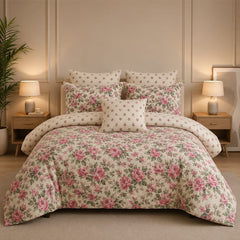 Premium Summer King Size Comforter Set - 7-Piece A29
