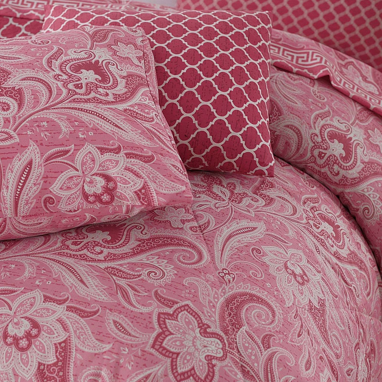 Premium Summer King Size Comforter Set - 7-Piece