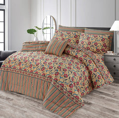Premium Summer King Size Comforter Set - 7-Piece