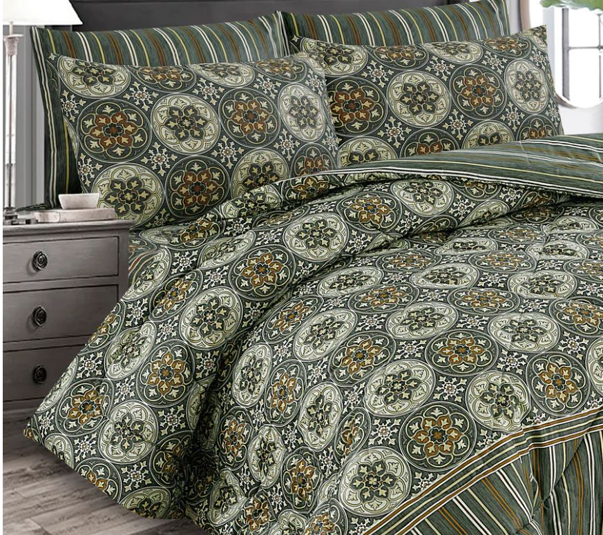 Premium Summer King Size Comforter Set - 7-Piece