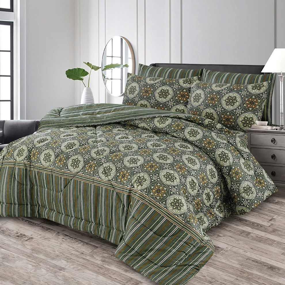Premium Summer King Size Comforter Set - 7-Piece