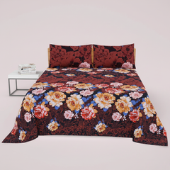 Dark Maroon Peony - Straight