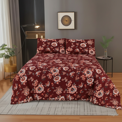 Dark Maroon Pink Peony - Remake