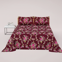 Dark Maroon Pink Rose - Straight