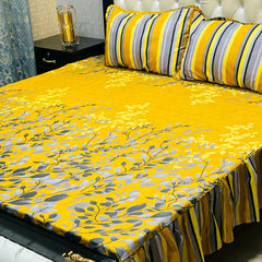 Frill King Size Bed Sheet Set-023