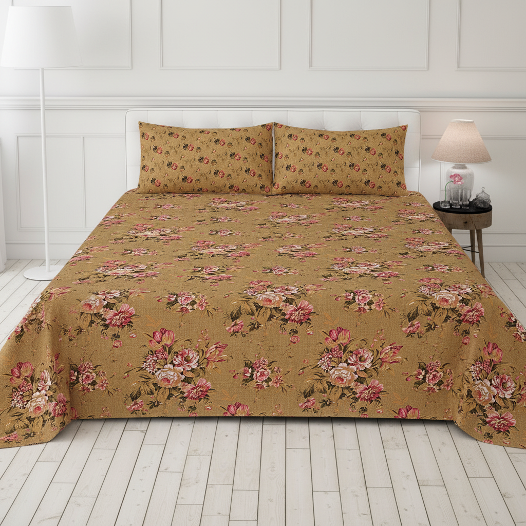 Golden Tan Pink Peony - Straight