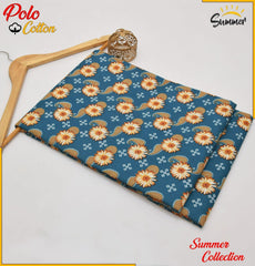 2 Piece – Cotton Digital Print Suit ( Design J-49)