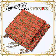 2 Piece – Cotton Digital Print Suit ( Design A-24)