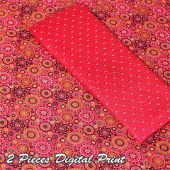 2 Piece – Cotton Digital Print Suit ( Design A-15)