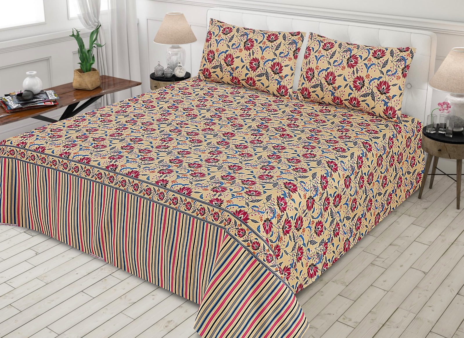 3 Pcs Bed sheet N-11