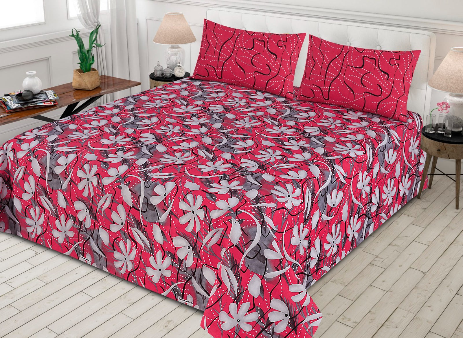 3 Pcs Bed sheet N-22